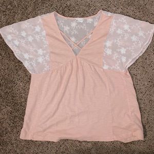 Peachy/Pink Altar’d State Blouse